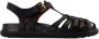 Marni Sandalen Black Leather Gladiator Sandals in zwart - Thumbnail 5