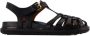 Marni Experimentele Leren Sandalen Black Dames - Thumbnail 5