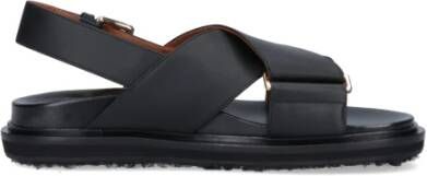Marni Platte sandalen Zwart Dames