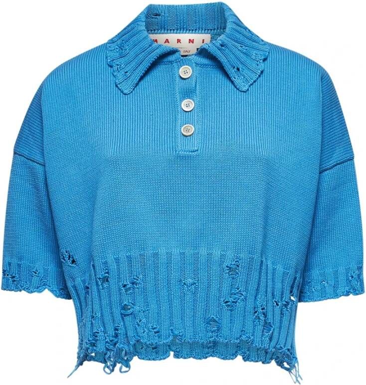 Marni Polo Shirt met Geborduurd Symbool