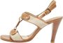 Marni Pre-owned Canvas sandals Beige Dames - Thumbnail 1