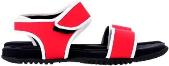 Marni Pre-owned Fabric sandals Red Dames