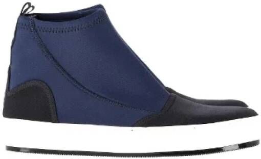 Marni Pre-owned Fabric sneakers Blue Dames