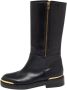 Marni Pre-owned Leather boots Black Dames - Thumbnail 1