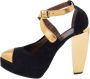 Marni Pre-owned Leather heels Black Dames - Thumbnail 1