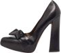 Marni Pre-owned Leather heels Black Dames - Thumbnail 1