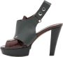 Marni Pre-owned Leather heels Gray Dames - Thumbnail 1