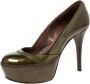 Marni Pre-owned Leather heels Green Dames - Thumbnail 1