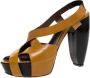 Marni Pre-owned Leather sandals Beige Dames - Thumbnail 1