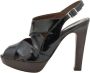 Marni Pre-owned Leather sandals Black Dames - Thumbnail 1