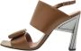Marni Pre-owned Leather sandals Brown Dames - Thumbnail 1