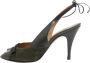 Marni Pre-owned Leather sandals Green Dames - Thumbnail 1
