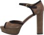 Marni Pre-owned Nylon sandals Brown Dames - Thumbnail 1