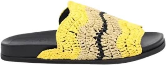 Marni Pre-owned Platte schoenen Yellow Dames