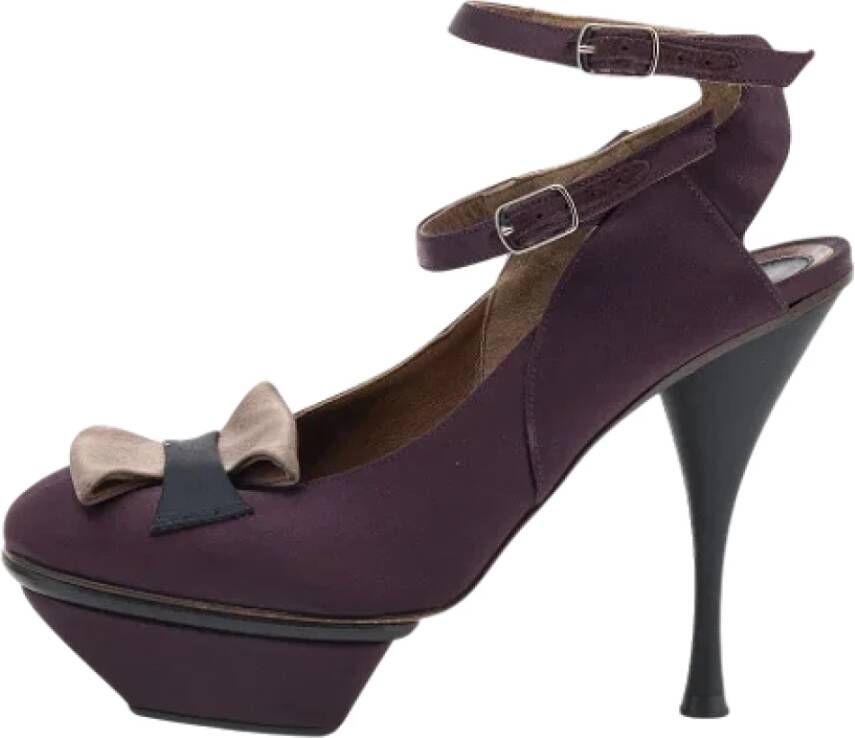 Marni Pre-owned Satin sandals Multicolor Dames