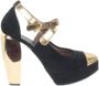 Marni Pre-owned Suede heels Black Dames - Thumbnail 1