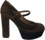 Marni Pre-owned Suede heels Brown Dames - Thumbnail 1