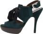Marni Pre-owned Suede sandals Green Dames - Thumbnail 1