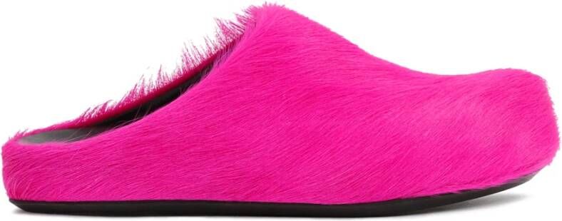 Marni Roze & Paarse Leren Sandalen