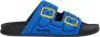 Marni Slides with logo Blue Heren - Thumbnail 1