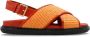 Marni Sandalen met logo Orange Dames - Thumbnail 1