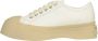 Marni Witte Sneakers Regular Fit Geschikt voor Alle Temperaturen 100% Leer White - Thumbnail 4