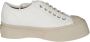Marni Witte Sneakers Regular Fit Geschikt voor Alle Temperaturen 100% Leer White - Thumbnail 5