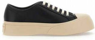 Marni Heren leren sneakers Snzu002002P2722 Zwart Heren