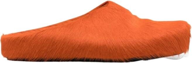 Marni Stijlvolle en Comfortabele Sabot Schoenen voor Heren Orange Heren