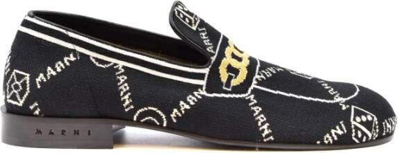 Marni Stijlvolle Moccasins voor Heren Black Heren