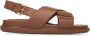 Marni Bruine platte sandalen voor vrouwen Bruin Dames - Thumbnail 1