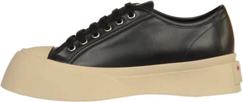 Marni 302 leren sneakers met plateauzool Zwart - Foto 6