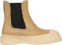 Marni Boots & laarzen Chelsea Boot in beige - Thumbnail 1