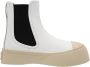 Marni Witte Leren Enkellaarzen White Dames - Thumbnail 1