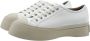 Marni Witte Sneakers Regular Fit Geschikt voor Alle Temperaturen 100% Leer White - Thumbnail 8