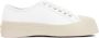 Marni Witte Leren Sneakers Hoge Zool White Heren - Thumbnail 1