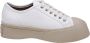 Marni Low-Top Sneakers Laced Up Sneakers Leather White in wit - Thumbnail 5