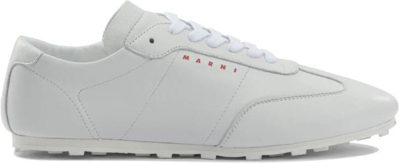 Marni Witte Sneakers Retro Stijl