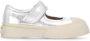 Marni Zilveren Leren Sneakers met Klittenbandsluiting - Thumbnail 1