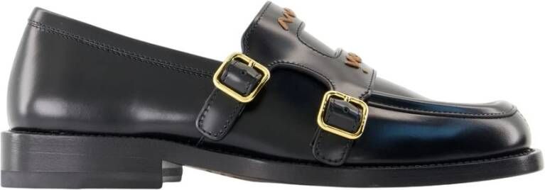 Marni Zwarte leren loafers