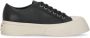 Marni Zwarte Leren Sneakers met Contrasterende Details Black Dames - Thumbnail 9