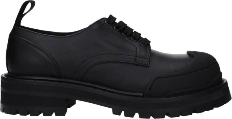Marni Dada Derby Pelle Stijlvolle en trendy schoenen Black Dames