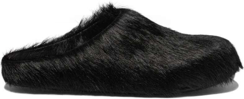 Marni Kalfshaar Fussbett Sabot Mules Black Dames