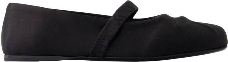 Marni Zwarte synthetische ballerina's met ronde neus