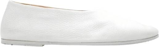 Marsell coltellaccio leather ballerina s White Dames