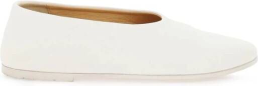 Marsell coltellaccio leather ballerina s White Dames