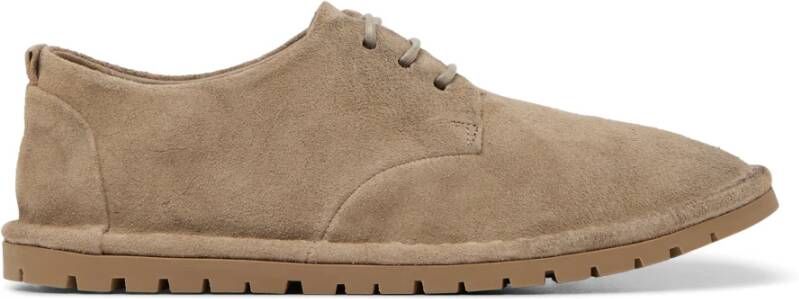 Marsell Beige Leren Derby Schoen