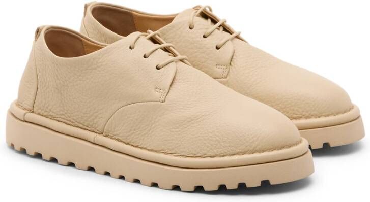 Marsell Beige Leren Derby Schoenen