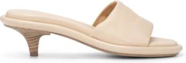 Marsell Biscuit bruine leren slippers