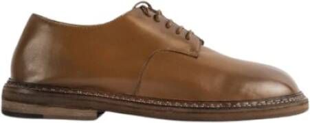 Marsell Bruin Leren Derby Schoenen Brown Heren